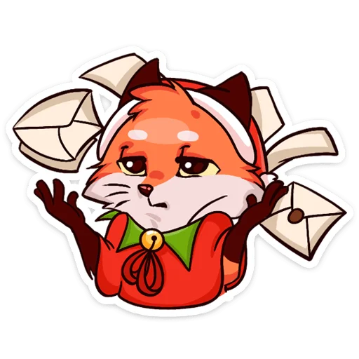 📨 Стикер «Праздничная Паппи» для Telegram