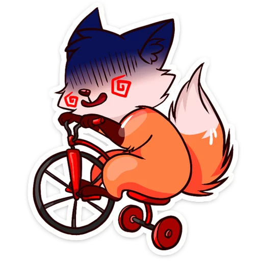 🚲 Стикер «Паппи 2.0» для Telegram