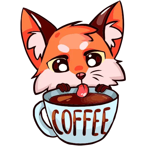 ☕ Эмодзи «Праздничная Паппи» для Telegram