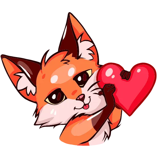 ❤ Эмодзи «Праздничная Паппи» для Telegram