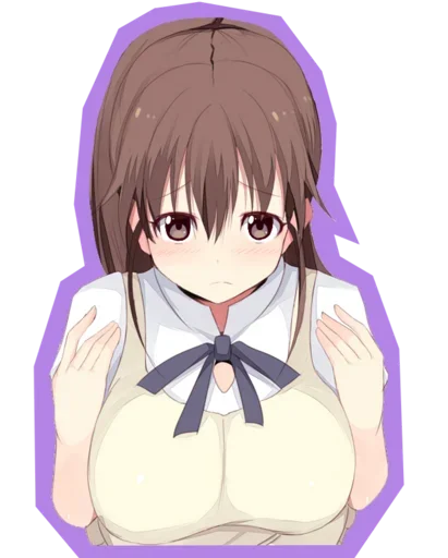 😌 Стикер «Поплар Танэсима / Popura Taneshima» для Telegram