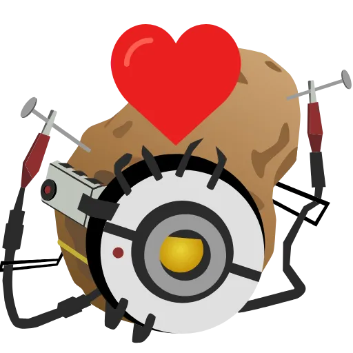 ❤️ Стикер «GLaDOS Portal» для Telegram
