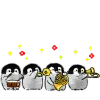 🎷 Эмодзи «Позитивные пингвины» для Telegram
