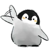 👋 Эмодзи «Позитивные пингвины» для Telegram