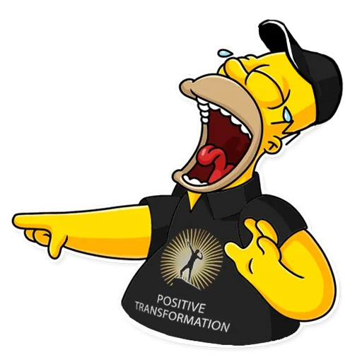 😂 Стикер «Позитивный менеджмент» для Telegram
