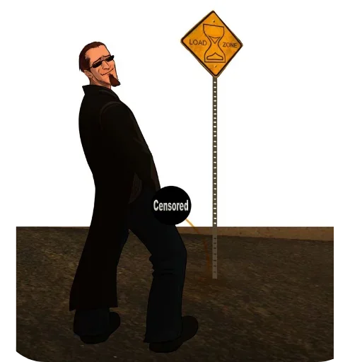😌 Стикер «Postal 2 Чувак» для Telegram