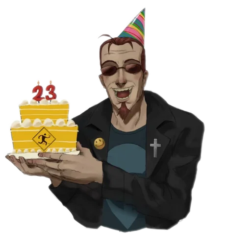 🎂 Стикер «Postal 2 Чувак» для Telegram