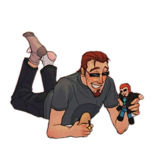 😁 Стикер «Postal 2 Чувак» для Telegram