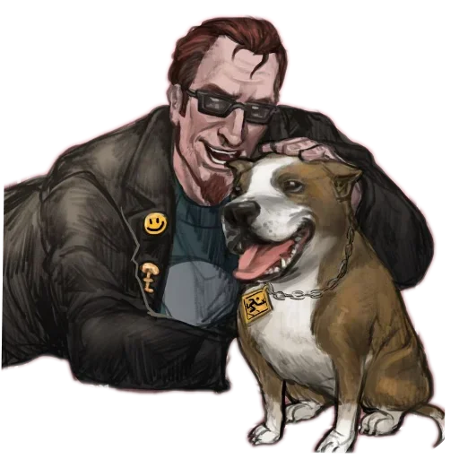 🙂 Стикер «Postal 2 Чувак» для Telegram