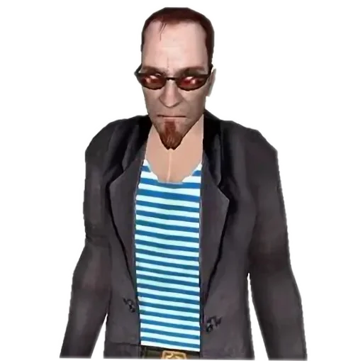 🫥 Стикер «Postal 2 Чувак» для Telegram