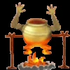 🔥 Эмодзи «мемный котёл из Elden Ring» для Telegram