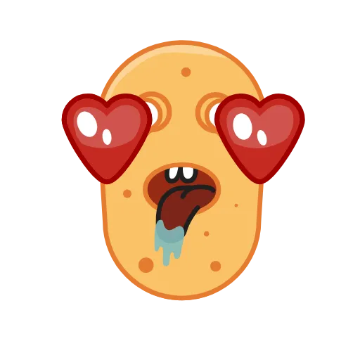😍 Стикер «potato blinpeaks» для Telegram