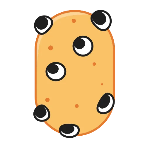 🧐 Стикер «potato blinpeaks» для Telegram
