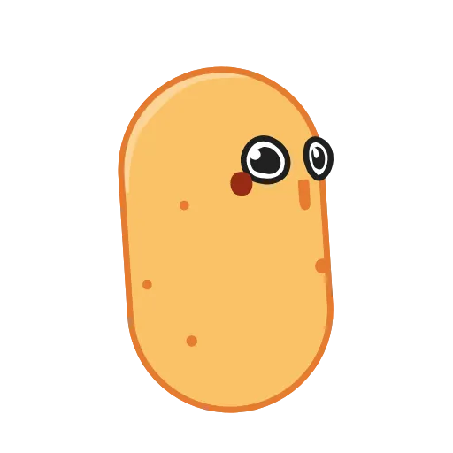 😊 Стикер «potato blinpeaks» для Telegram