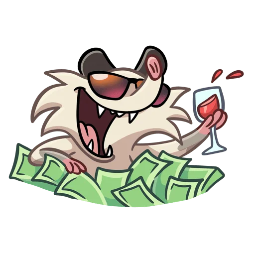 😎 Стикер «Потато Без Текста» для Telegram