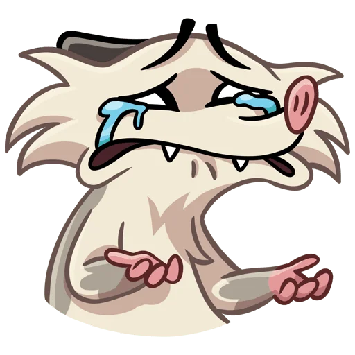 😭 Стикер «Потато Без Текста» для Telegram