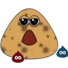 ☹️ Эмодзи «🥺 Pou» для Telegram