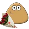 💋 Эмодзи «🥺 Pou» для Telegram