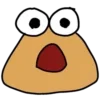 😨 Эмодзи «🥺 Pou» для Telegram