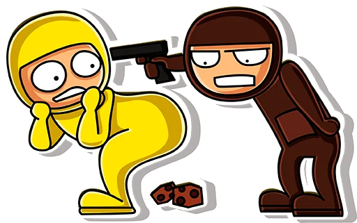 😬 Стикер «Предатель не дремлет» для Telegram