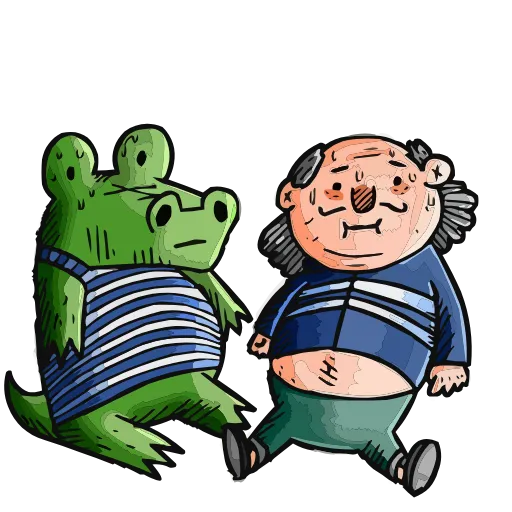 👴 Эмодзи «Преколер! х Кроко» для Telegram