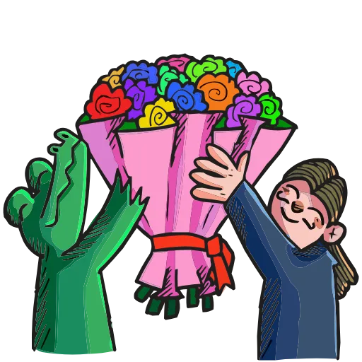 💐 Эмодзи «Преколер! х Кроко» для Telegram
