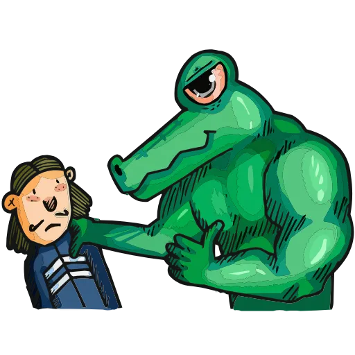 💪 Эмодзи «Преколер! х Кроко» для Telegram