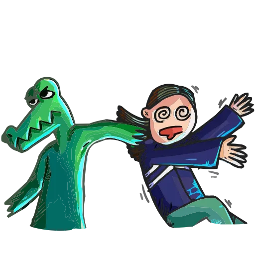 😵‍💫 Эмодзи «Преколер! х Кроко» для Telegram