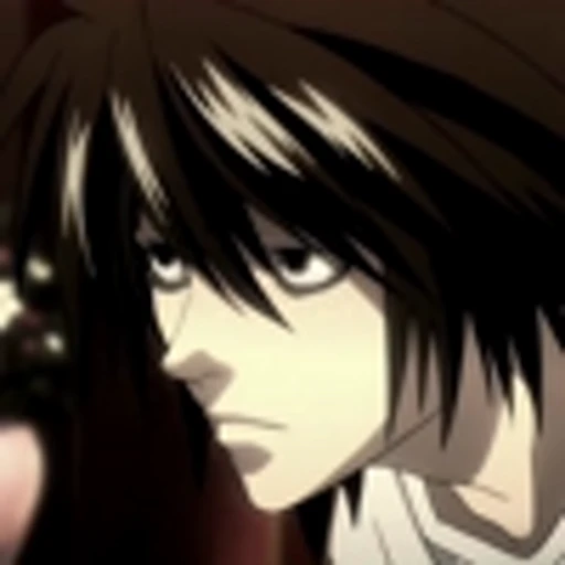 😤 Эмодзи «L Lawliet Death NoteЭл Тетрадь смерти» для Telegram
