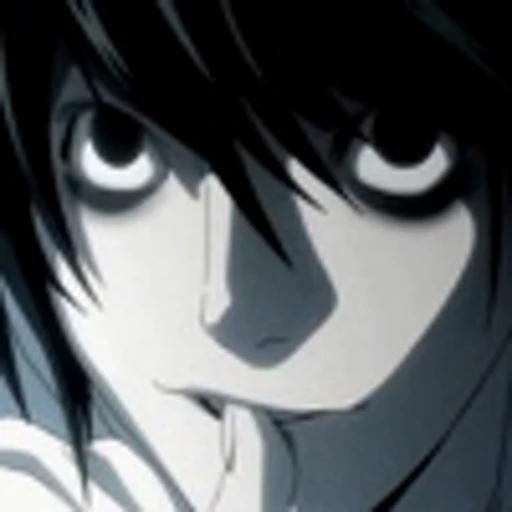 😀 Эмодзи «L Lawliet Death NoteЭл Тетрадь смерти» для Telegram