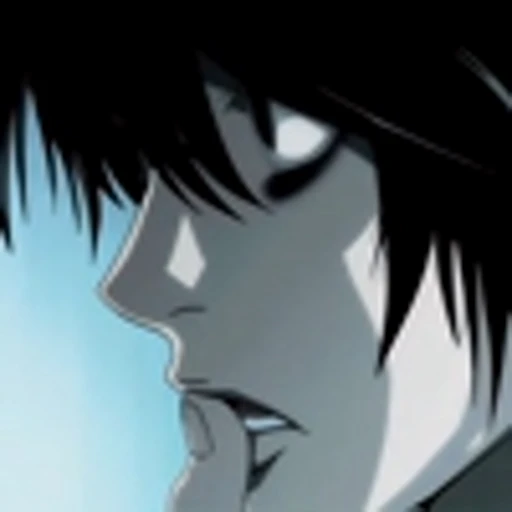 🤔 Эмодзи «L Lawliet Death NoteЭл Тетрадь смерти» для Telegram