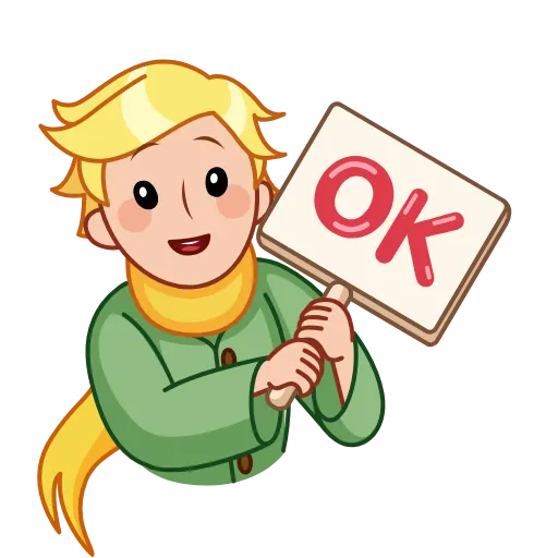 👍 Эмодзи «The Little Prince» для Telegram