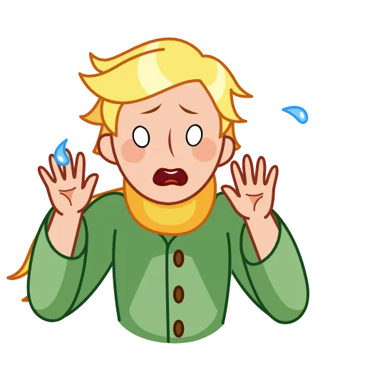 😓 Эмодзи «The Little Prince» для Telegram
