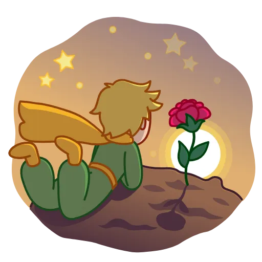 🌅 Эмодзи «The Little Prince» для Telegram