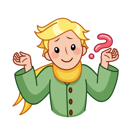 🤷‍♀️ Эмодзи «The Little Prince» для Telegram