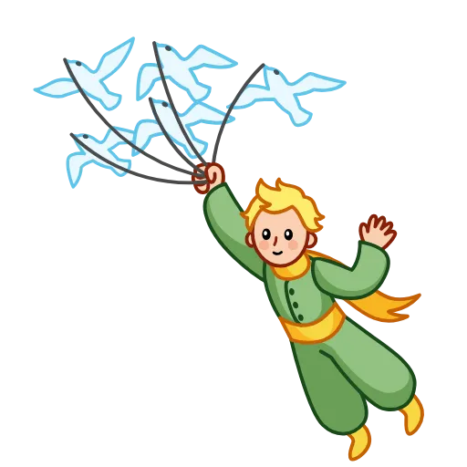 👋 Эмодзи «The Little Prince» для Telegram