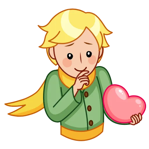 ❤️ Эмодзи «The Little Prince» для Telegram