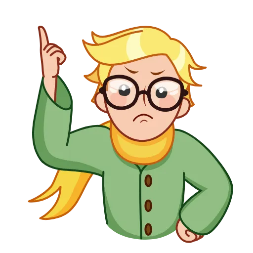 ☝️ Эмодзи «The Little Prince» для Telegram