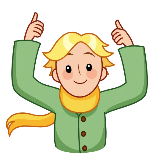 👍 Эмодзи «The Little Prince» для Telegram