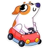 🚗 Эмодзи «Песик Берт» для Telegram