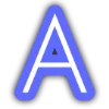 Эмодзи Синий шрифт для Telegram — скачать
