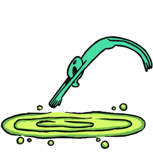 🛸 Эмодзи «Пак с пришельцем» для Telegram