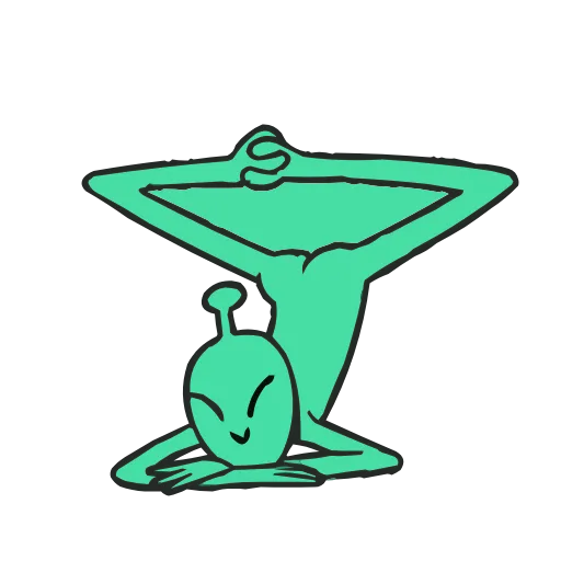 🛸 Эмодзи «Пак с пришельцем» для Telegram