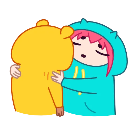 🫂 Эмодзи «Pretty Friends» для Telegram