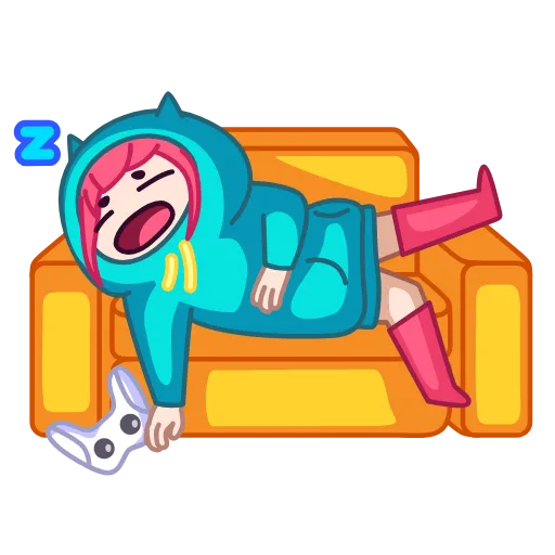 💤 Эмодзи «Pretty Friends» для Telegram