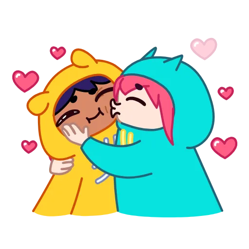 💋 Эмодзи «Pretty Friends» для Telegram