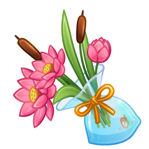 💐 Стикер «Pretty Posy» для Telegram