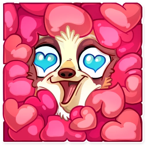 😍 Стикер «Pretty Lazy» для Telegram