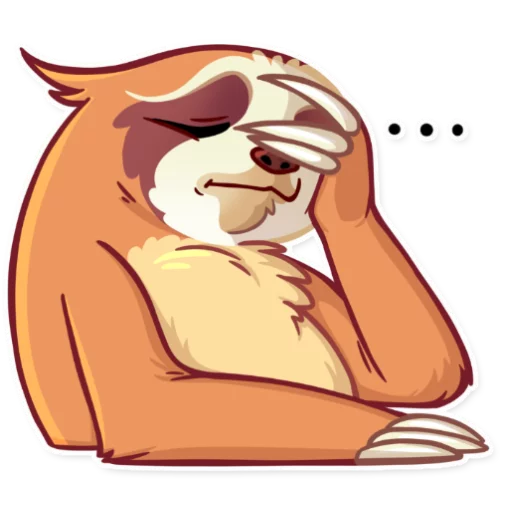 🤦 Стикер «Pretty Lazy» для Telegram