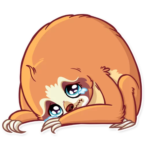 😢 Стикер «Pretty Lazy» для Telegram